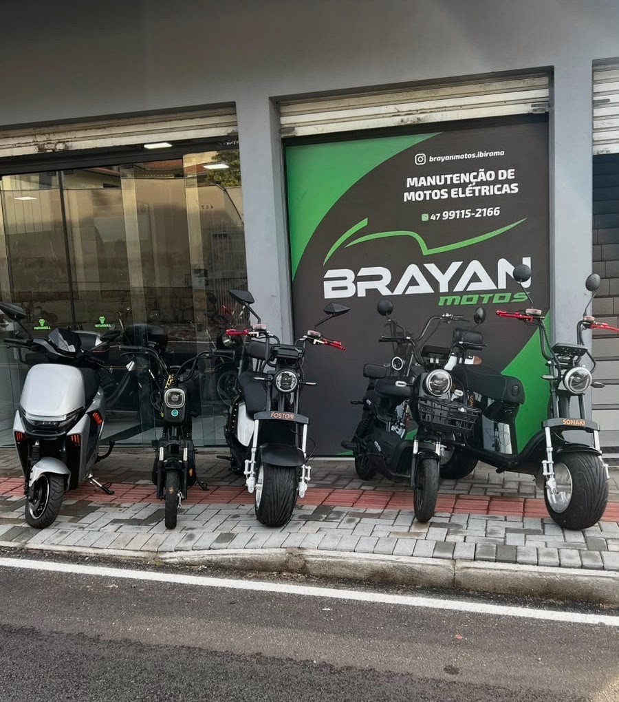 Fachada da Brayan Motos em Ibirama/SC